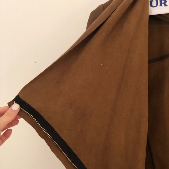 Faux Suede Zara Wrap Jacket - Picture 2 of 5